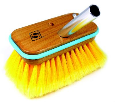 QYM0106-YS DCK BRUSH W/BUMPER WOOD SOFT 6