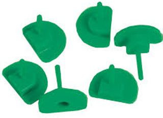 LELAND V85006-00006 REP PINS-GREEN-PK OF 6