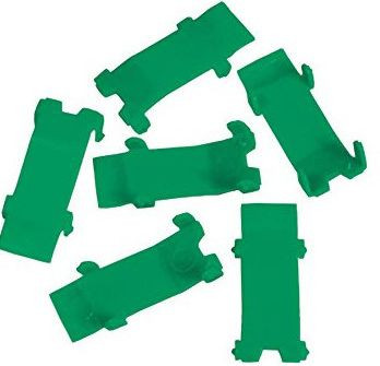 LELAND V90124-00006 REPL CLIPS-GREEN-PK OF 6