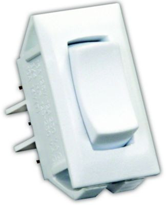 JR PRODUCTS 13435 SPDT ON/OFF/ON SW POLAR WHITE
