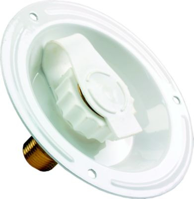 JR PRODUCTS 62125 CITY WATER DISH METAL WHT MPT