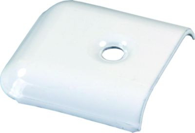 JR PRODUCTS 49655 VINYL END CAPS METAL PW