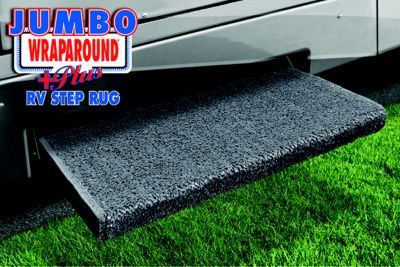PREST-O-FIT 2-0050 JUMBO WRAP-AROUND STEP RUG BLK