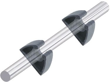 PERKO 0477DP0BLK POLE CLIP 2/CD