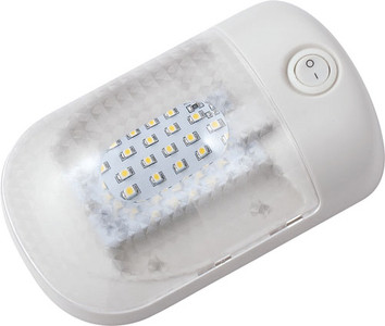 MING'S MARK INC 9090106 SINGLE DOME LIGHT NAT WHT LED