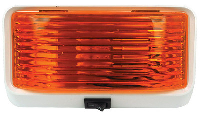 SEACHOICE 590-1117 PORCH LGHT SQ W/SWTCH AMBER