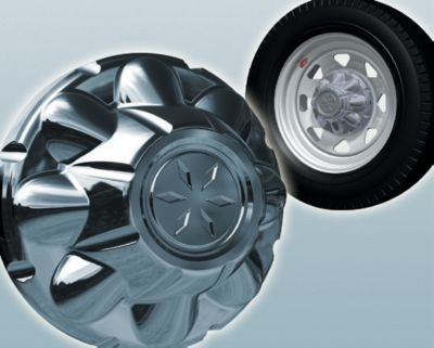 DICOR CORPORATION TAC545-CC 5 LUG ABS HUB COVER CHROME