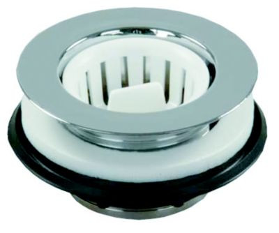 JR PRODUCTS 95035 STRAINER SCREW-IN-BASKET CHR