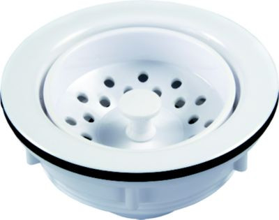 JR PRODUCTS 95275 LARGE KITCHEN STRAINER WHITE