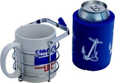 SEA-DOG LINE 588130-3 CHROME BRASS SWIVEL BEVERAGE