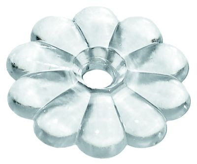 RV DESIGNER H611 ROSETTE WASHERS-CLR.(PK.OF 14)