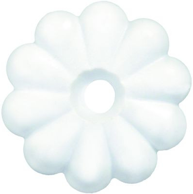 JR PRODUCTS 20455 PLASTIC ROSETTESWHITE