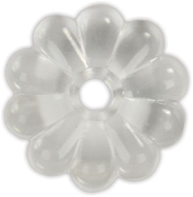JR PRODUCTS 20465 PLASTIC ROSETTESCLEAR