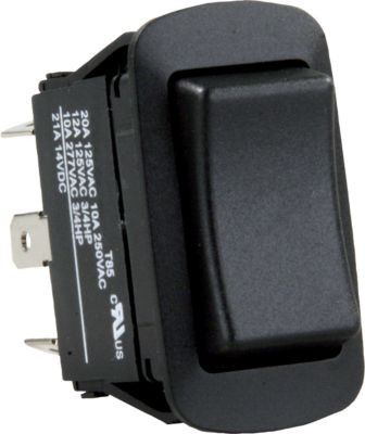 JR PRODUCTS 13855 DPDT MMNTRY ON/OFF/MMNTRY ON
