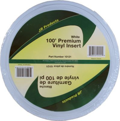 JR PRODUCTS 10121 100' PREMIUM VINYL WHITE