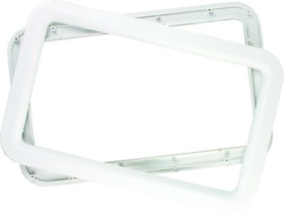 JR PRODUCTS 11011 DELUXE DOOR WINDOW FRAME WHT