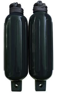 DOCK EDGE DE77206S FENDER KIT TWIN EYE 5.5X20 BLK