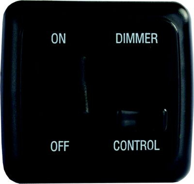 JR PRODUCTS 12275 DIM/ONOFF RCKR SW ASS/W/BEZ BL