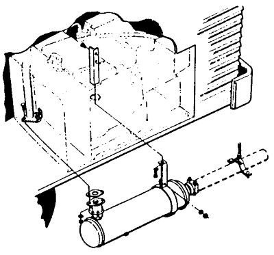 CUMMINS (ONAN GENERATORS) 155-1258 MUFFLER-RIGHT REPL.542-0472