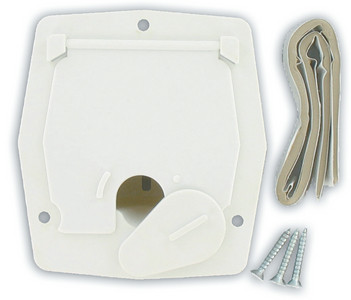 VALTERRA A10-2143VP SMALL SQUARE WHT CABLE HATCH