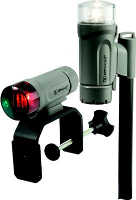 ATTWOOD MARINE 14190-7 PORT NAV LIGHT GRAY