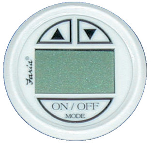 FARIA INSTRUMENTS F13150 DRESS WHITE DEPTH-TRANSOM MNT