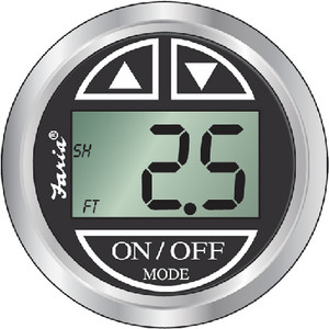 FARIA INSTRUMENTS F13750 CHES S/S BLACK DEPTH-TRANS MNT
