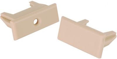RV DESIGNER A320 PLEATED SHADE RAIL ENDS-OYSTER