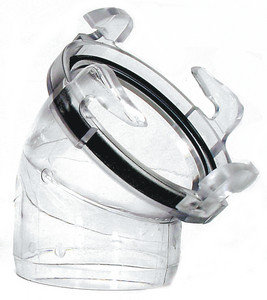 VALTERRA T1026 45DEG HOSE ADAPTOR CLEAR