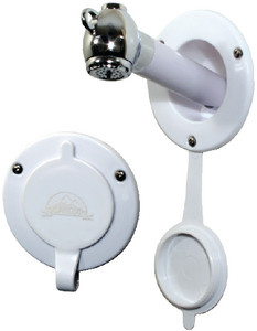 SCANDVIK 10750P 45DEG RECESSED SHWR/WASH DOWN