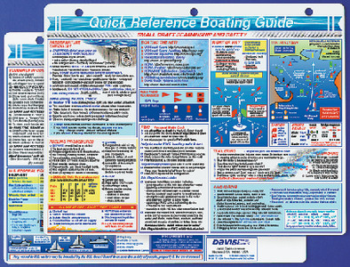 DAVIS INSTRUMENTS 128 BOATING GUIDE REFERENCE CARD