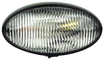 SEACHOICE 590-1125 PRCH OVL W/SWTCH BLK BAS CLEAR