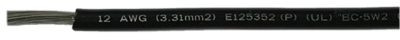 COBRA WIRE &CABLE A2004T0725FT 4 GA BLACK BATTERY CABLE 25 FT