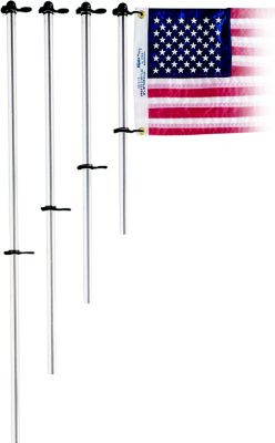 TAYLOR 2020109083 ALUM FLAG POLE W/ FLAG CLIPS