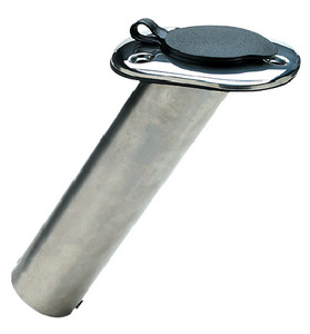 SEACHOICE 89121 ROD HOLDER W/CAP - SS