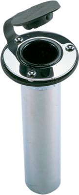 PERKO 0447DP1CHR STRAIGHT ROD HOLDER