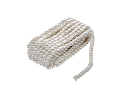 SEACHOICE 42581 NYLON DOCK LINE WH 1/2X30 CLAM