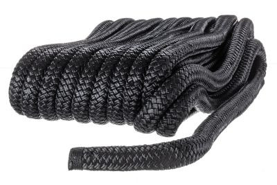 SEACHOICE 47221 DBL BRD DOCK LINE-BLK-3/4"X50'