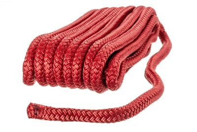 SEACHOICE 39751 DBL BRD DOCK LINE-RED-1/2"X20'