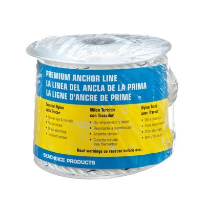 SEACHOICE 47691 ANCH LINE W/TRACER-3/8" X 50'