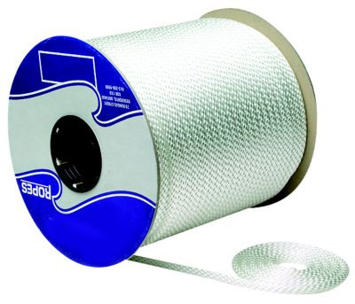 SEACHOICE 42910 SLD BRD NYLN-WHITE-3/16 X 1000