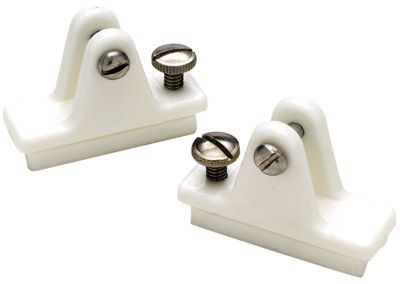 SEACHOICE 50-76281 DECK HINGE W/SLIDE LOCK-WHITE