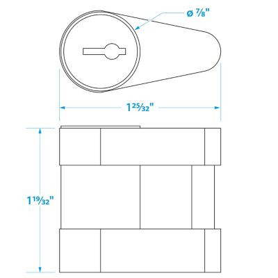 SEACHOICE 37401 TRAILER HITCH LOCK