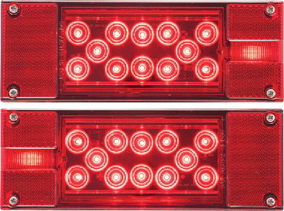 OPTRONICS TLL-160RK LED LOW PROFILE SET 2/PK