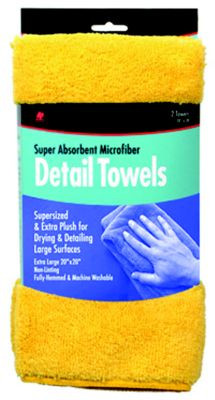 BUFFALO RAGS 65004 MICROFIBER DETAIL TOWELS 2/PK
