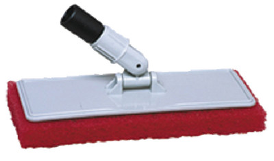 STARBRITE 40124 FLEX HEAD SCRUBBER W/RED PAD