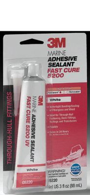 3M 7000120490 5200 FAST CURE WHITE - 3 OZ.