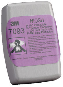 3M 7093 PARTICULATE FILTER P100(12/BX)