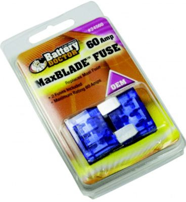 WIRTHCO 24560 FUSE MAXI BLADE 60A BLUE 2/PK