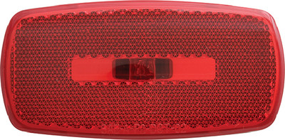 OPTRONICS MC32RBP MARK LIGHT OVAL RV RED